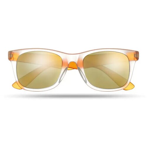 Zonnebril met spiegelglazen America touch oranje