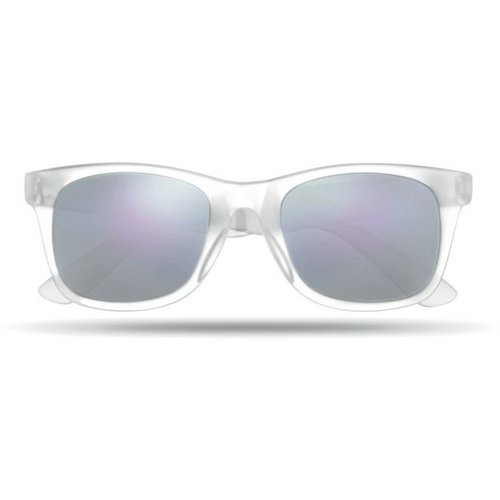 Zonnebril met spiegelglazen America touch transparant