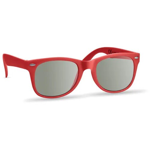 Zonnebril met uv bescherming America rood