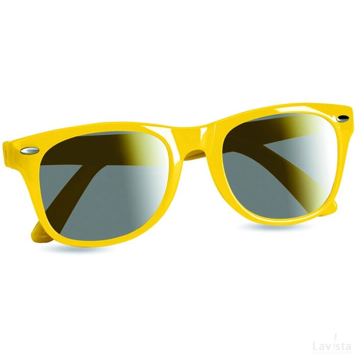 Zonnebril met uv bescherming America geel