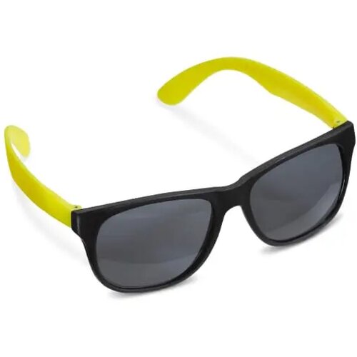 Zonnebril neon UV400 zwart / geel
