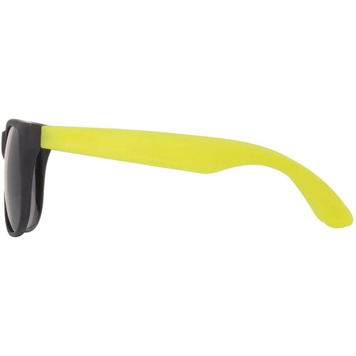Zonnebril neon UV400 zwart / geel