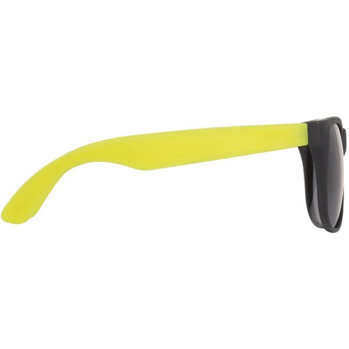 Zonnebril neon UV400 zwart / geel