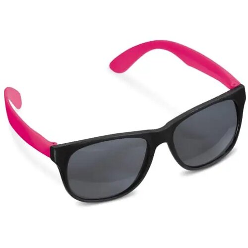 Zonnebril neon UV400 zwart / roze