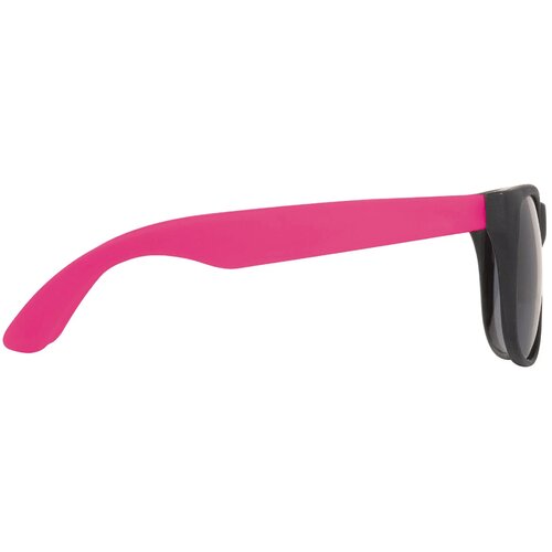 Zonnebril neon UV400 zwart / roze