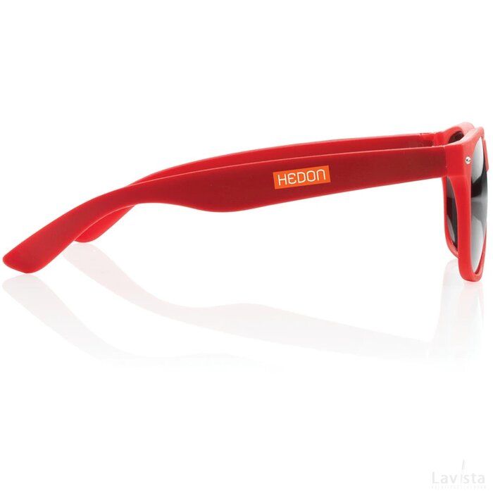 Zonnebril UV 400 rood, zwart