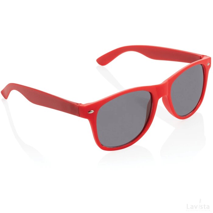 Zonnebril UV 400 rood, zwart