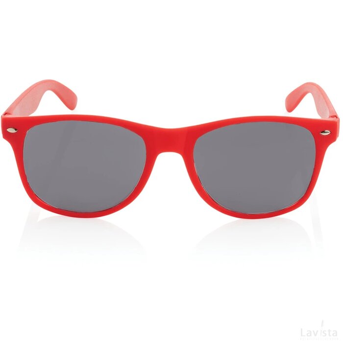 Zonnebril UV 400 rood, zwart