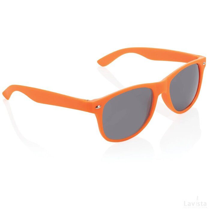 Zonnebril UV 400 oranje, zwart