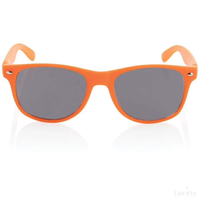 Zonnebril UV 400 oranje, zwart