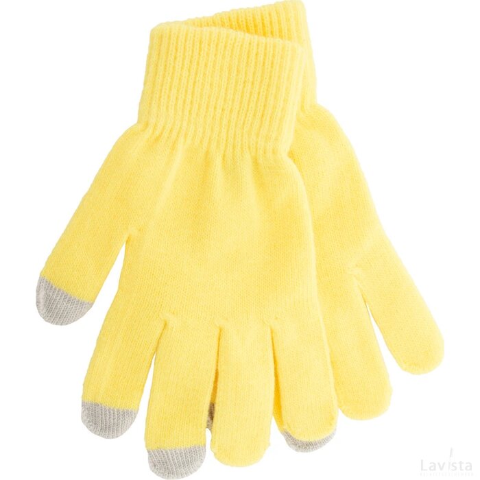 Actium Handschoen Touchscreen Geel