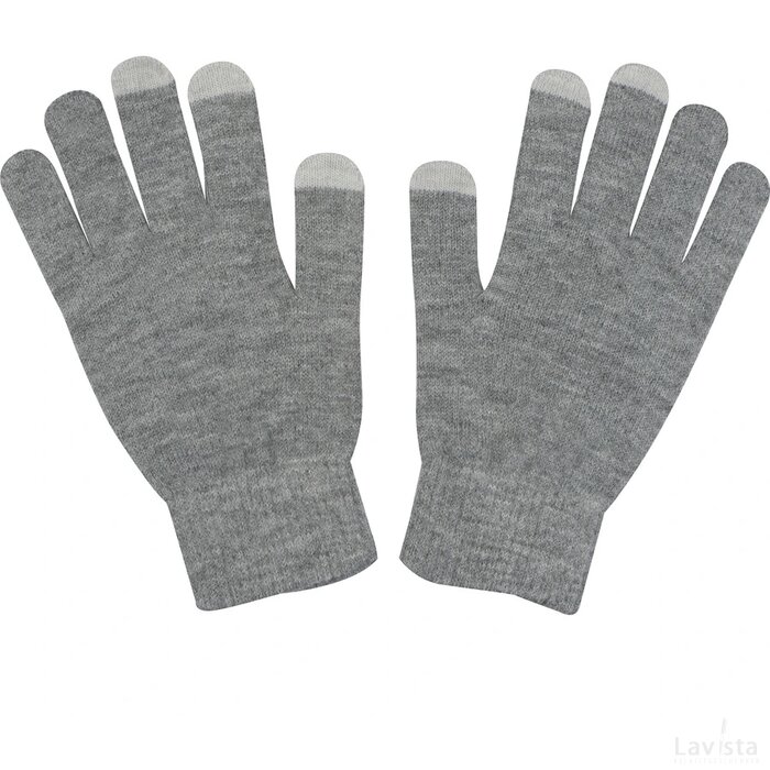 Handschoen van RPET grijs silvergrey