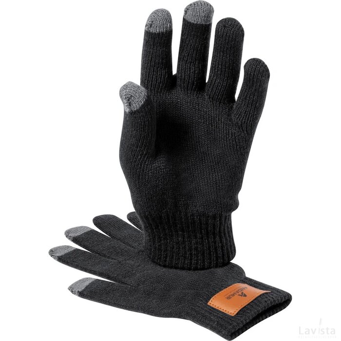 Prasan Muts En Handschoenen Set Zwart