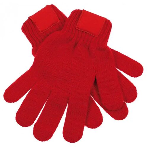 Retro Gebreide Handschoenen Met Label Rood
