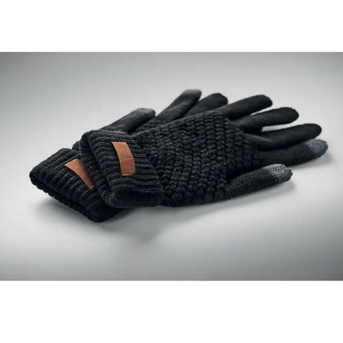 Rpet touchscreen handschoenen Takai zwart