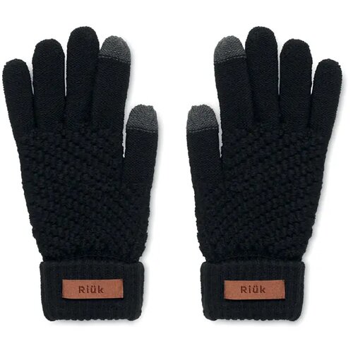 Rpet touchscreen handschoenen Takai zwart