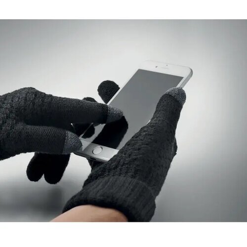 Rpet touchscreen handschoenen Takai zwart