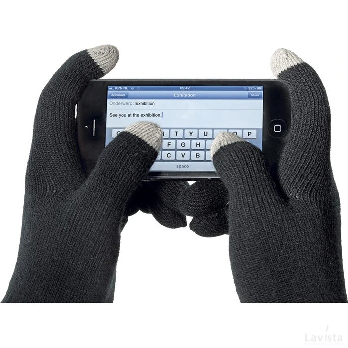 Touchglove Handschoen Zwart