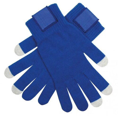 Touchscreen Handschoenen Met Label Kobalt