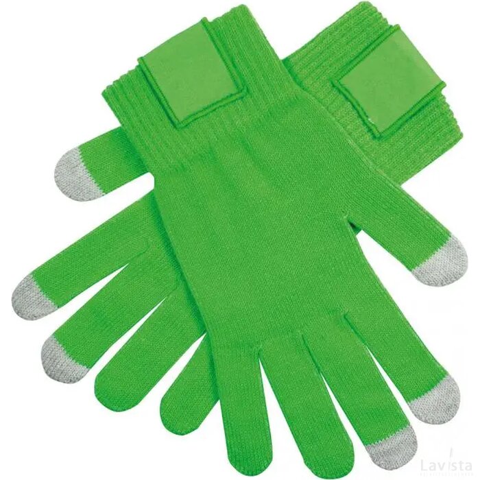 Touchscreen Handschoenen Met Label Groen