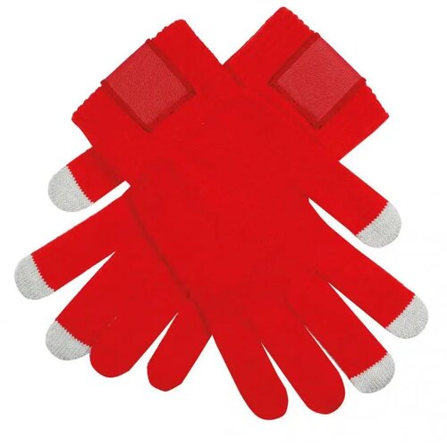 Touchscreen Handschoenen Met Label Rood