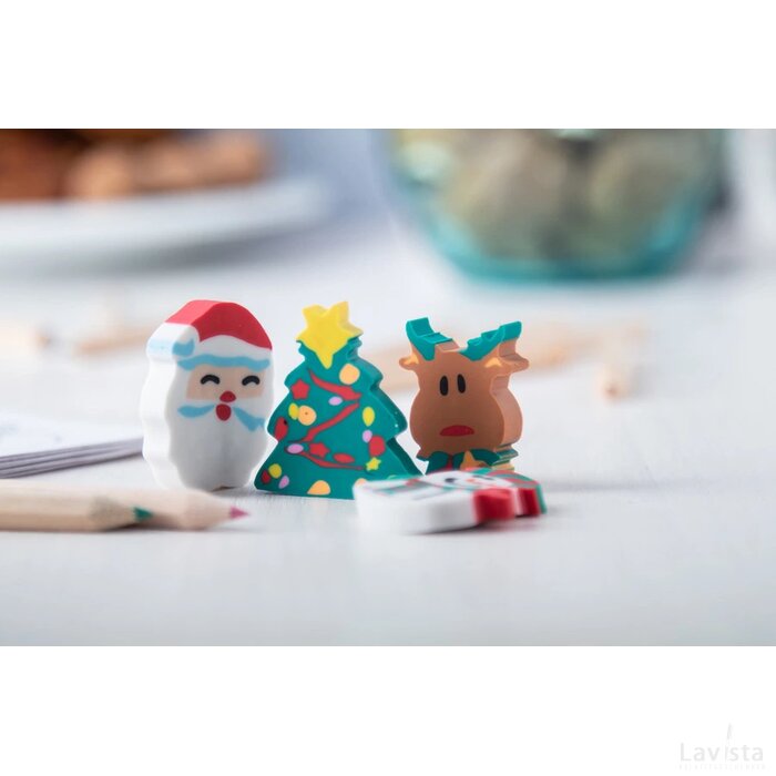 Flop Kerst Gum Set Meerkleurig