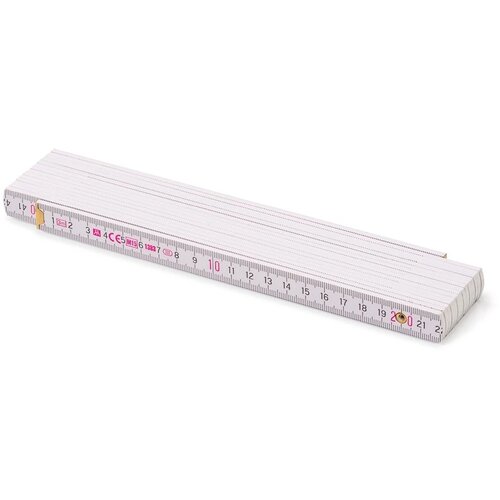 Duimstok 3 meter Block 73 wit