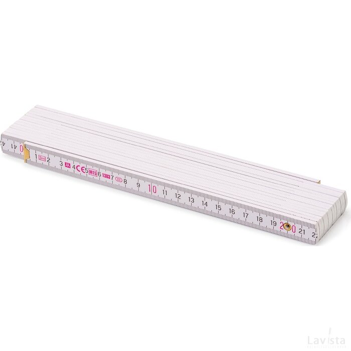 Duimstok 3 meter Block 73 wit
