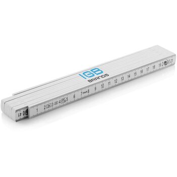 Fiberglas duimstok wit