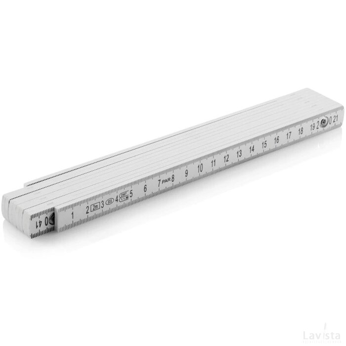 Fiberglas duimstok wit