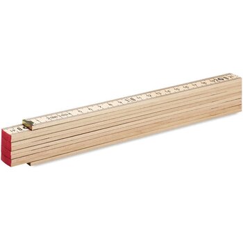 Houten duimstok 2m Ara hout Houten duimstok 2m Ara hout