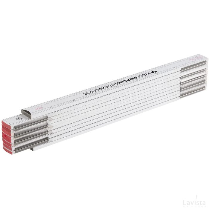 Metric Woodpro Duimstok Wit