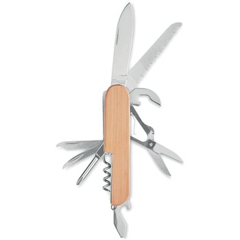 Bamboe zakmes met 9 functies Lucy lux hout