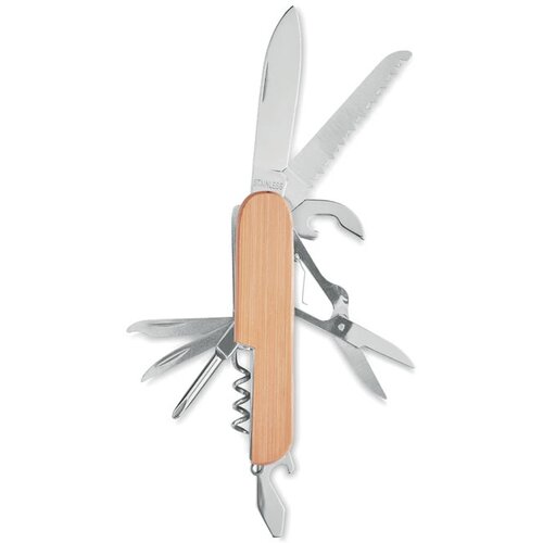 Bamboe zakmes met 9 functies Lucy lux hout
