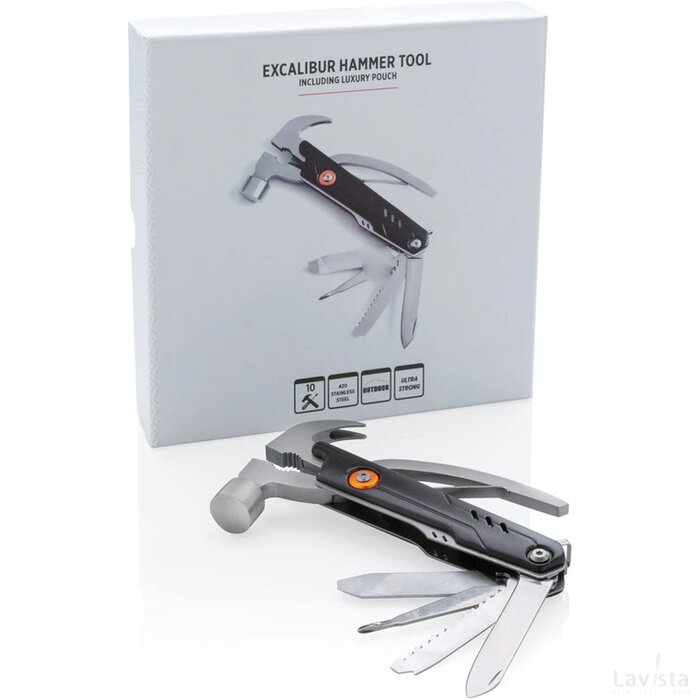 Excalibur hamer tool zwart, oranje