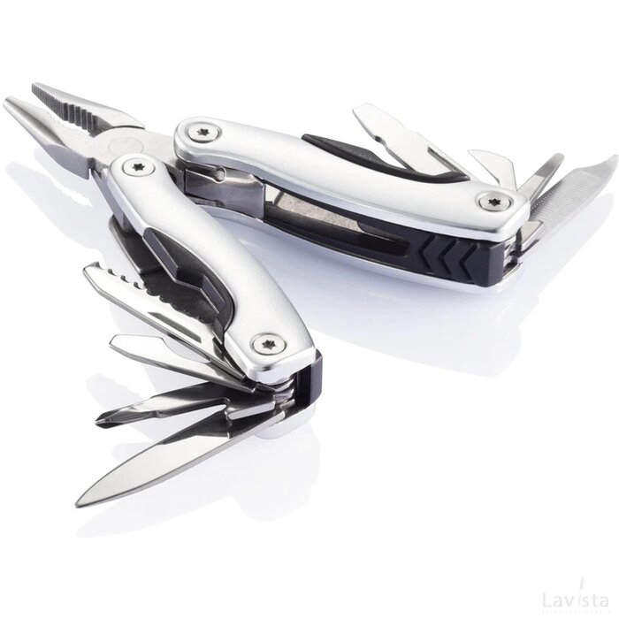 Fix mini multitool zilver, zwart