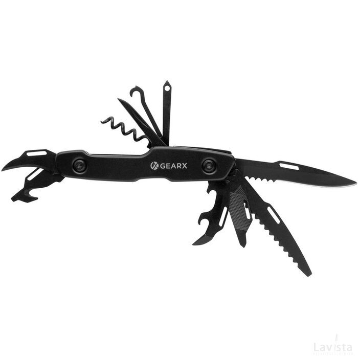 Gear X multifunctioneel mes zwart