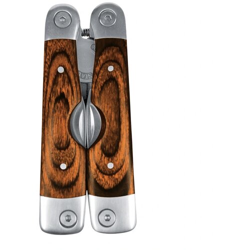 Hoogwaardige multitool van RVS Waldsassen bruin
