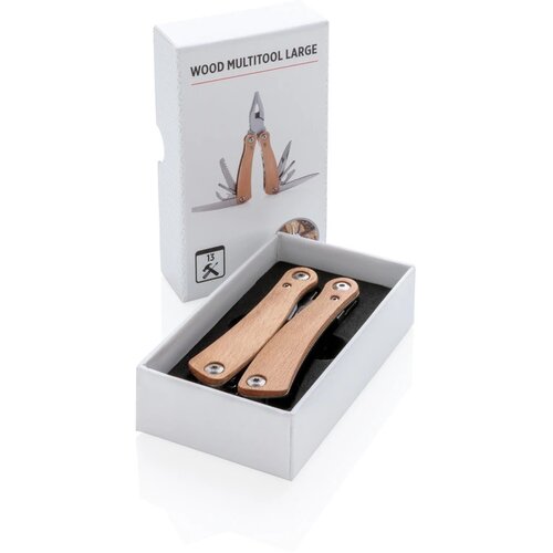 Houten multitool bruin