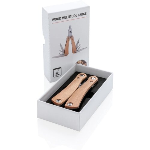 Houten multitool bruin