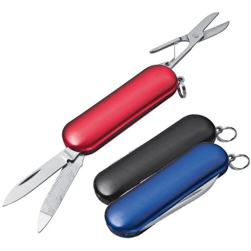Metaal zakmes met 5 functies Osterhofen blauw