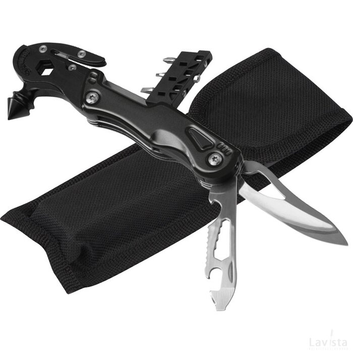 Multitool van metaal zwart