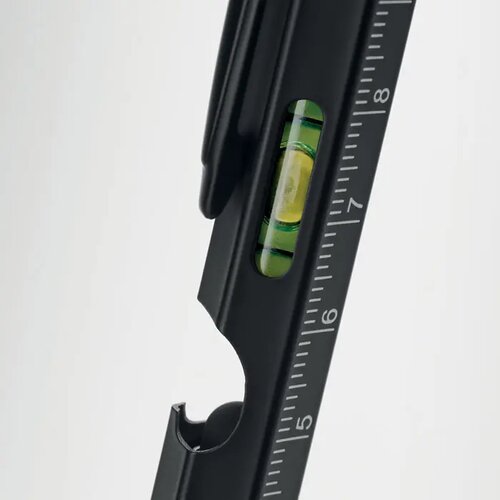 Pen met waterpas en liniaal Retool zwart