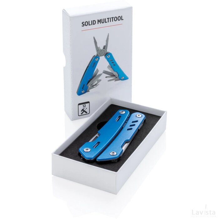 Solid multitool blauw
