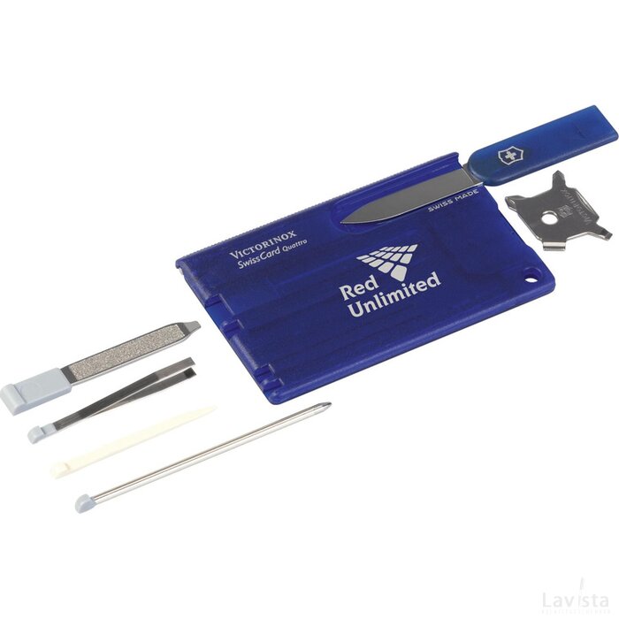 Swisscard Quattro Transparant Blauw