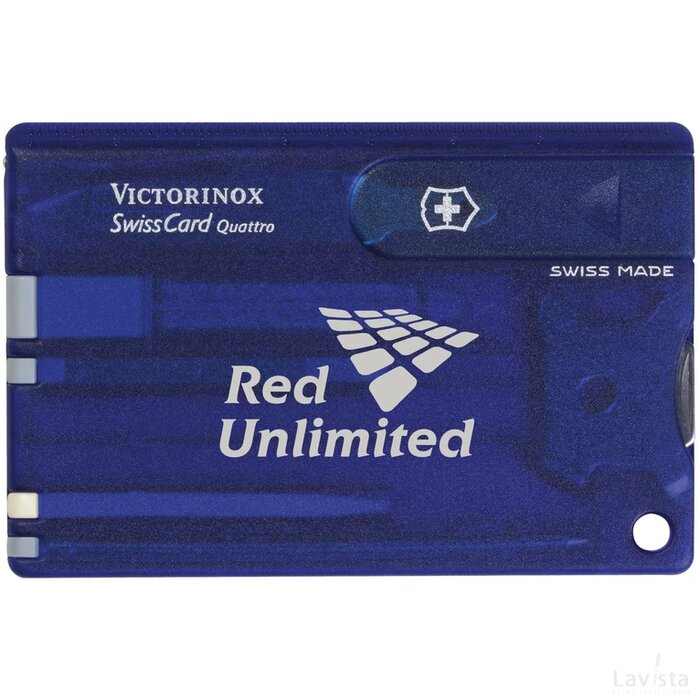 Swisscard Quattro Transparant Blauw