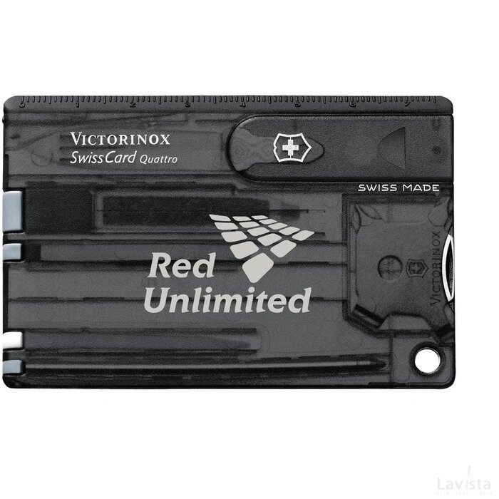 Swisscard Quattro Transparant Zwart