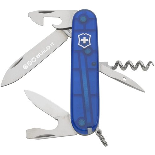 Victorinox Spartan Zakmes Transparant Blauw