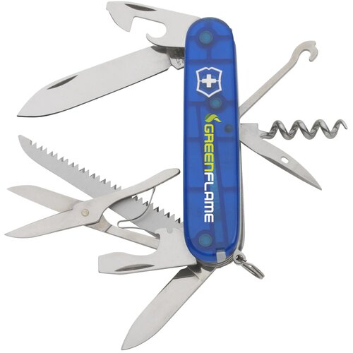 Vitorinox Huntsman Zakmes Transparant Blauw
