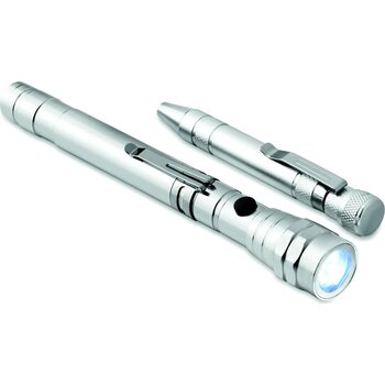 Aluminium multitool Strech-torch set zilver Aluminium multitool Strech-torch set zilver